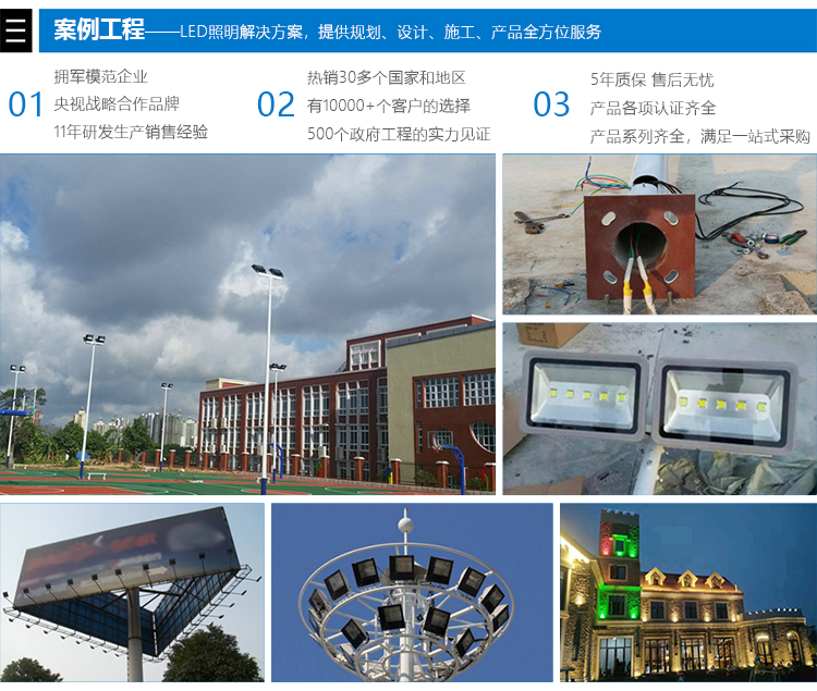 LED投光灯产品应用
